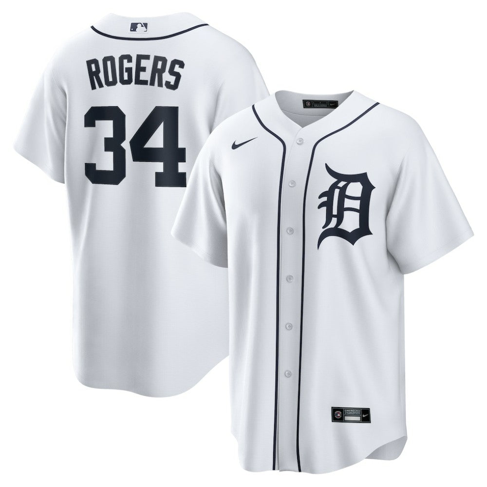 Jake Rogers Detroit Tigers Nike Home Replica Jersey - White Jerseys