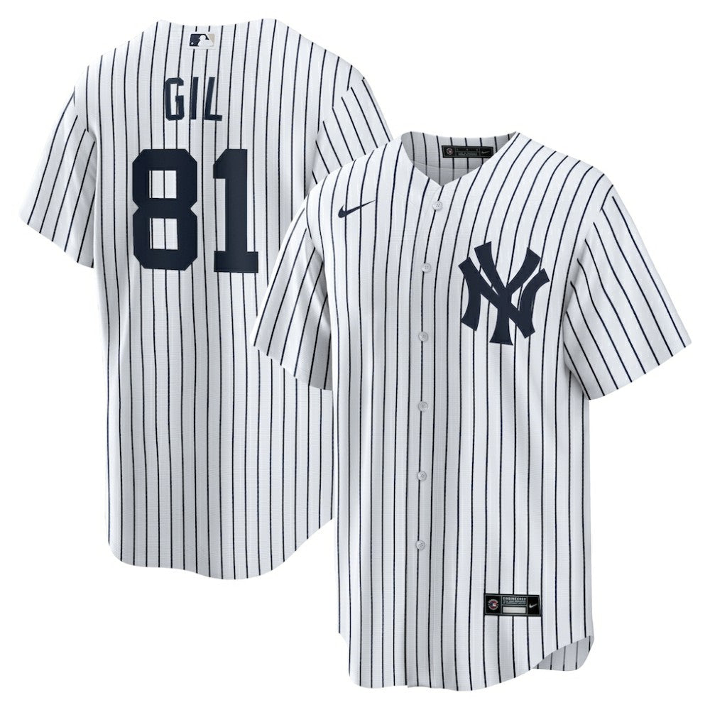 Luis Gil New York Yankees Nike Home Replica Jersey - White Jerseys