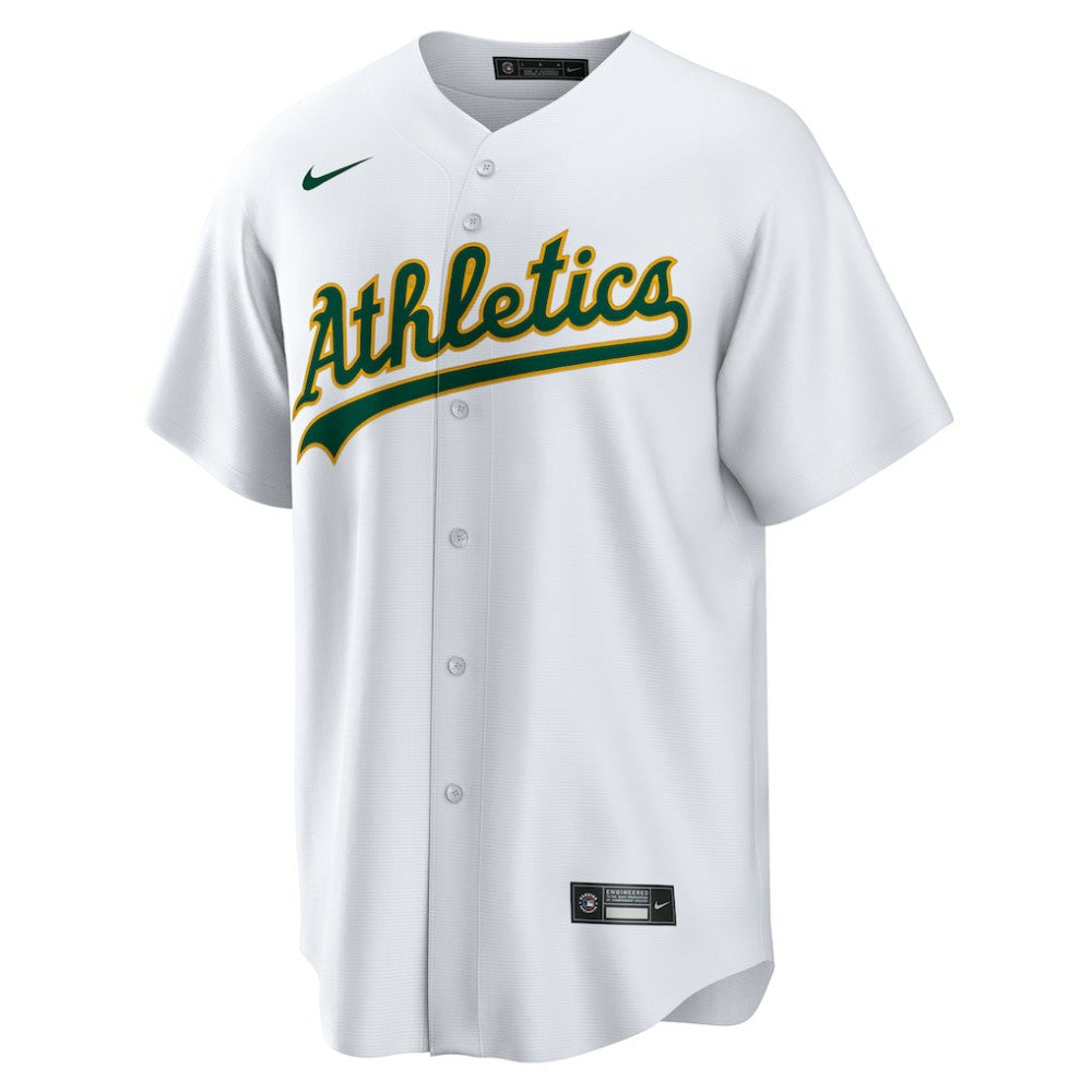 Shea Langeliers Athletics Nike Home Replica Jersey - White Jerseys