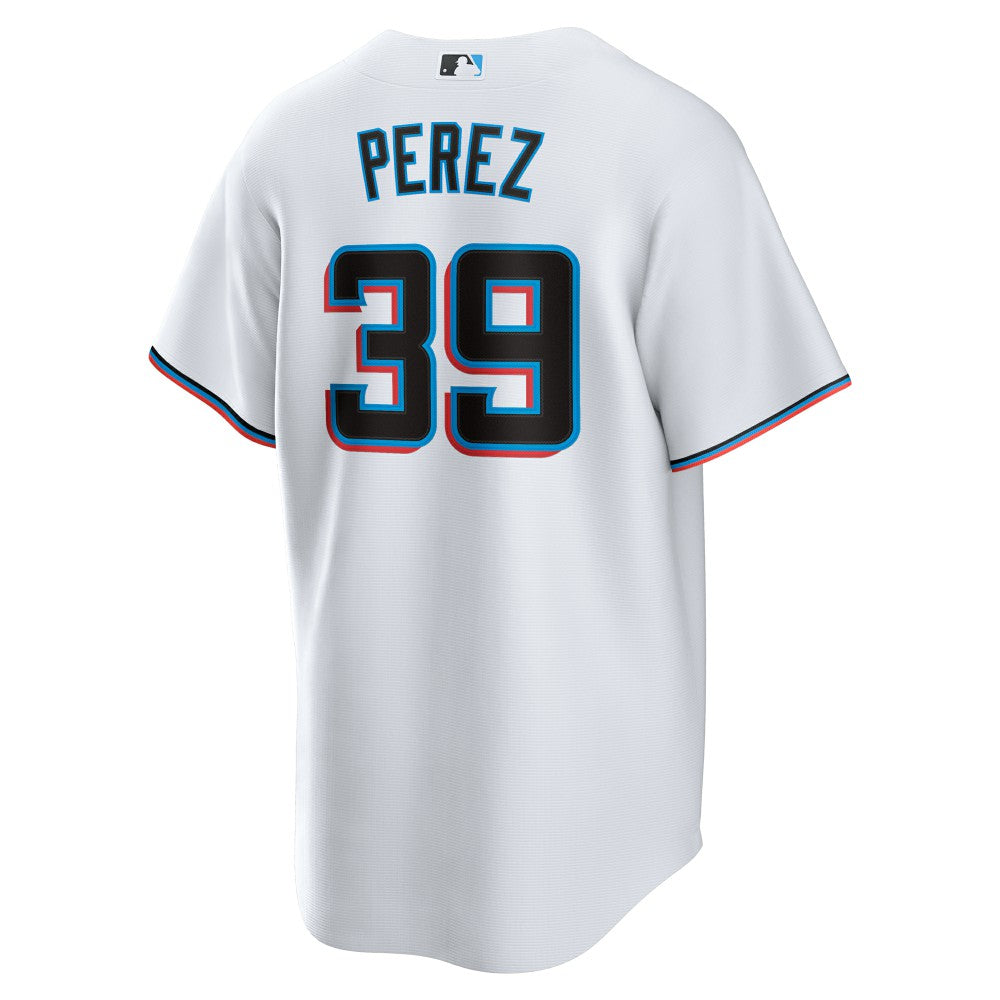 Eury Perez Miami Marlins Nike Home Replica Jersey - White Jerseys