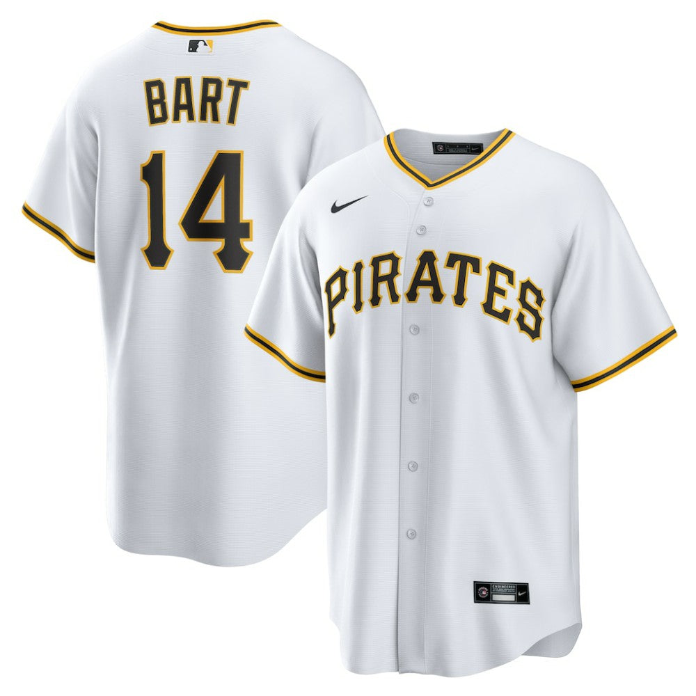 Joey Bart Pittsburgh Pirates Nike Home Replica Jersey - White Jerseys