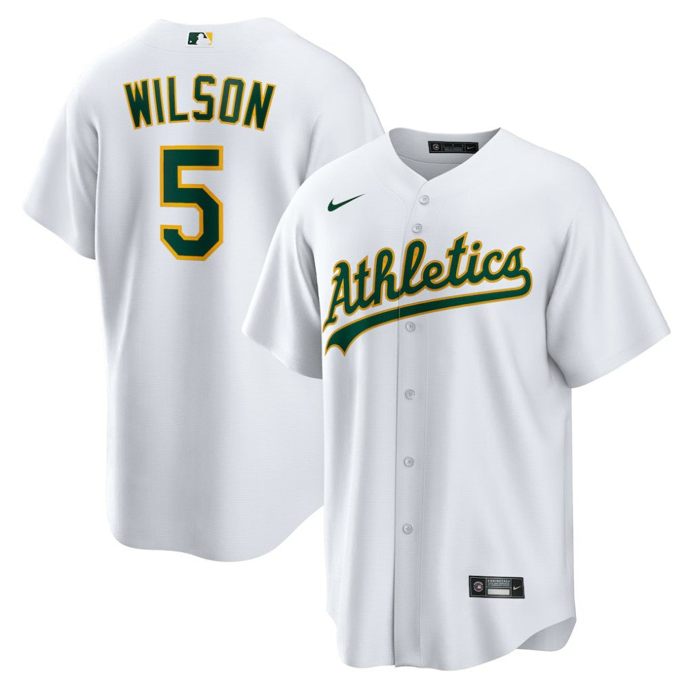 Jacob Wilson Athletics Nike Home Replica Jersey - White Jerseys