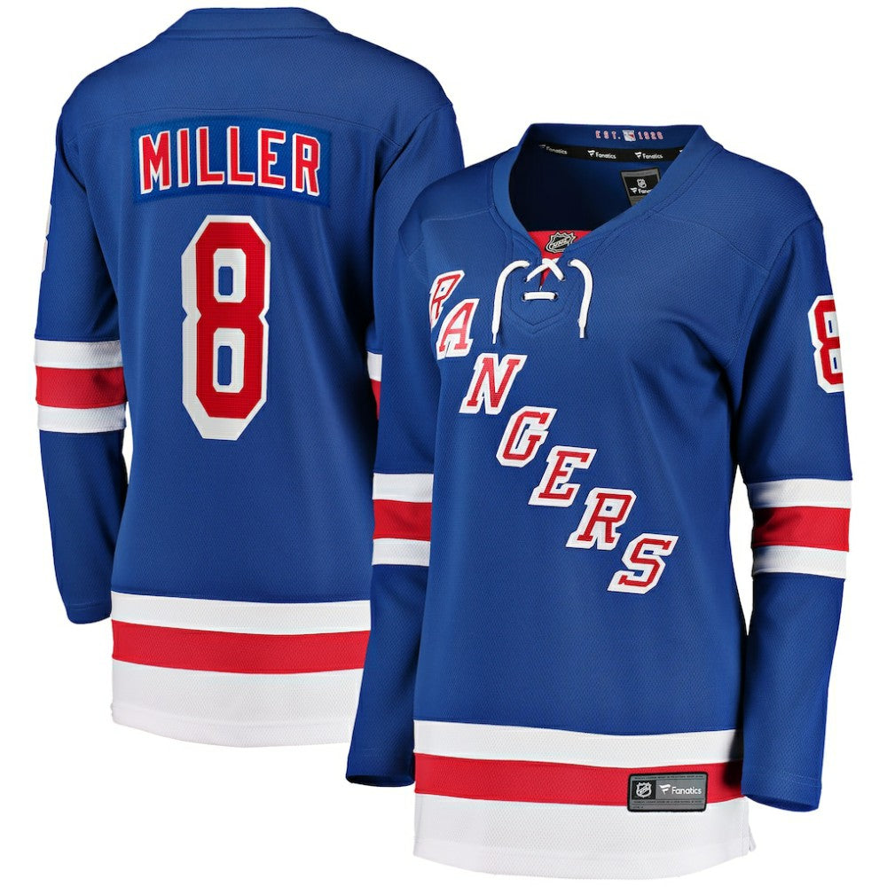 J.T. Miller New York Rangers Fanatics Women's Home Breakaway Player Jersey - Blue | US 202858959