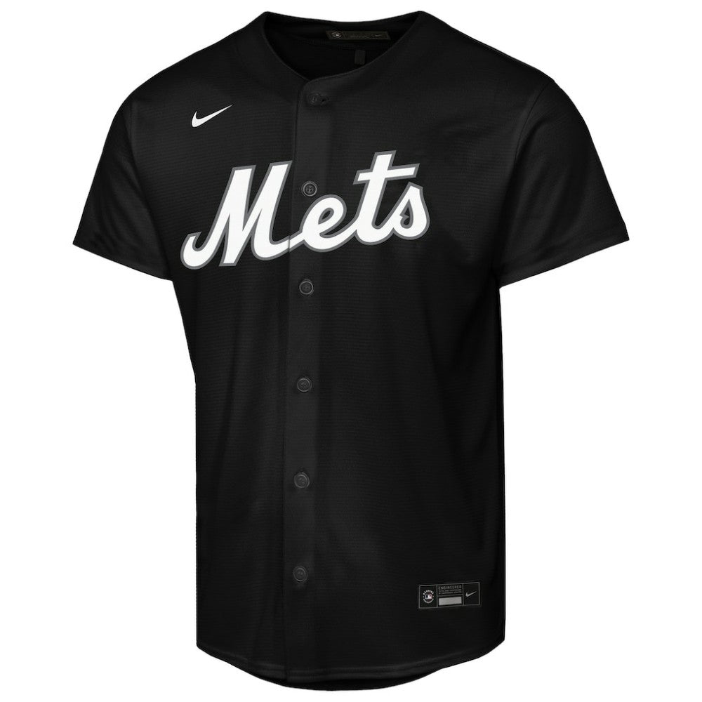 Juan Soto New York Mets Nike  Youth Replica Fashion Jersey - Black Jerseys