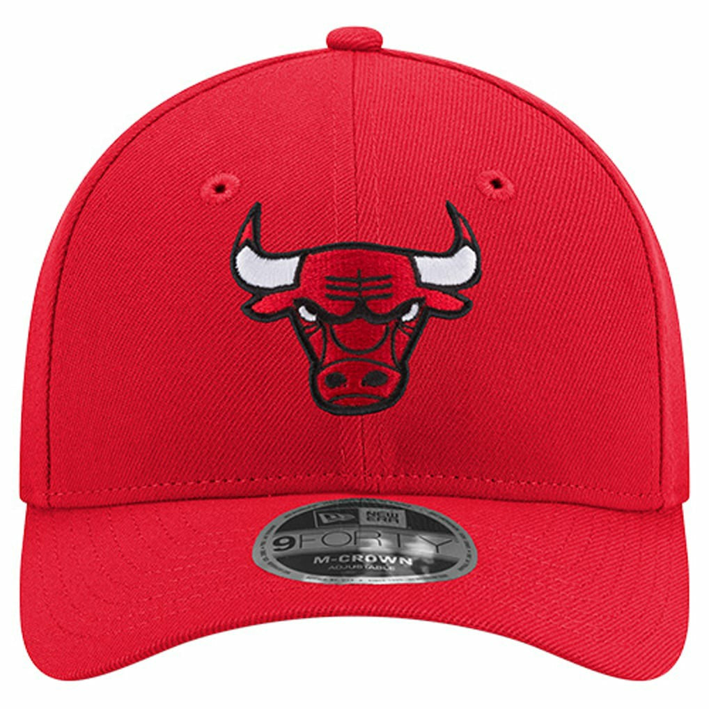 Chicago Bulls 9FORTY Stock M-Crown Adjustable Hat Red - New Era