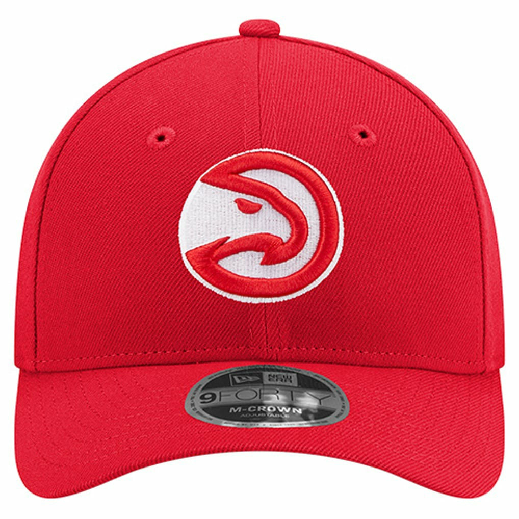 Atlanta Hawks 9FORTY Stock M-Crown Adjustable Hat Red - New Era