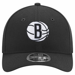 Brooklyn Nets 9FORTY Stock M-Crown Adjustable Hat Black - New Era