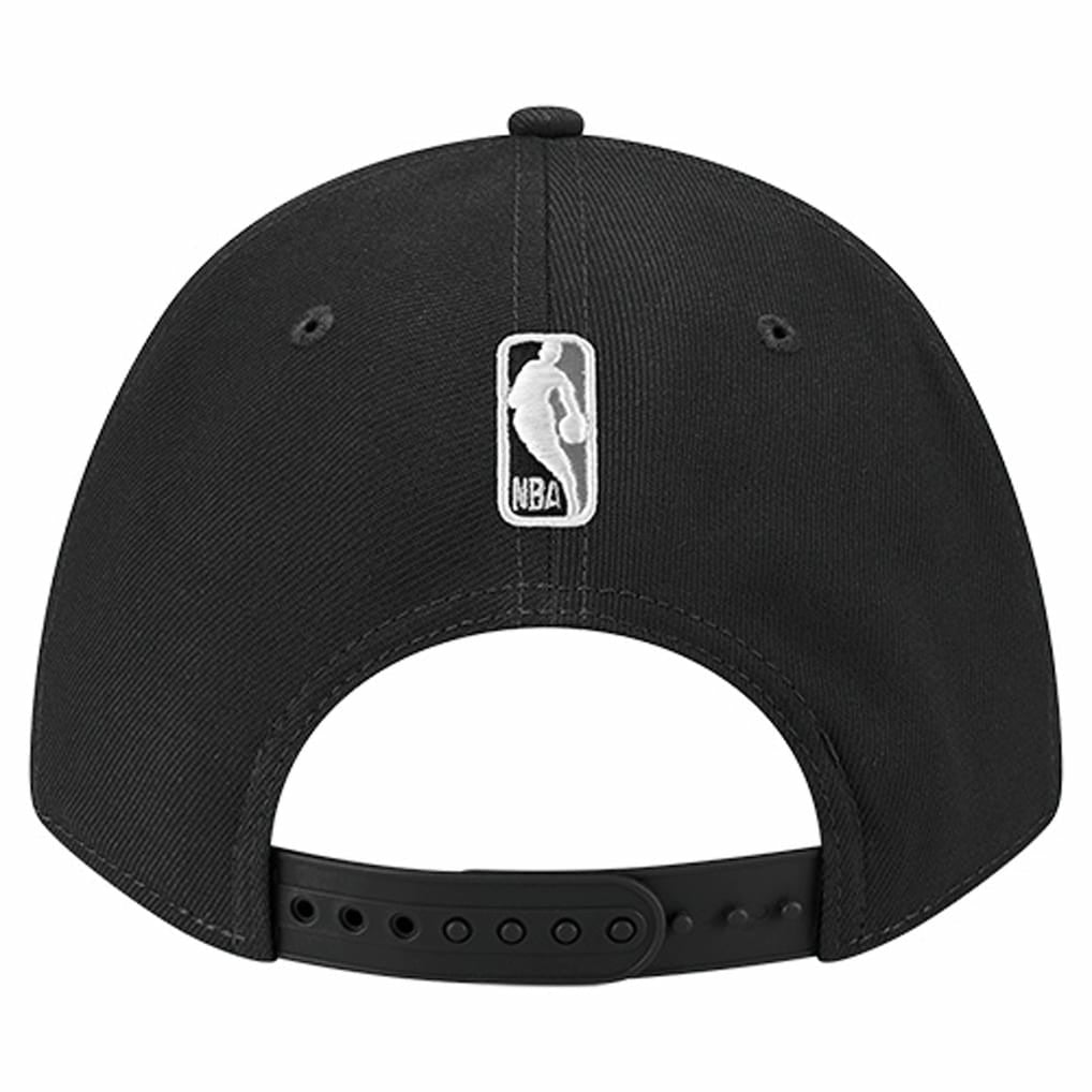 Brooklyn Nets 9FORTY Stock M-Crown Adjustable Hat Black - New Era