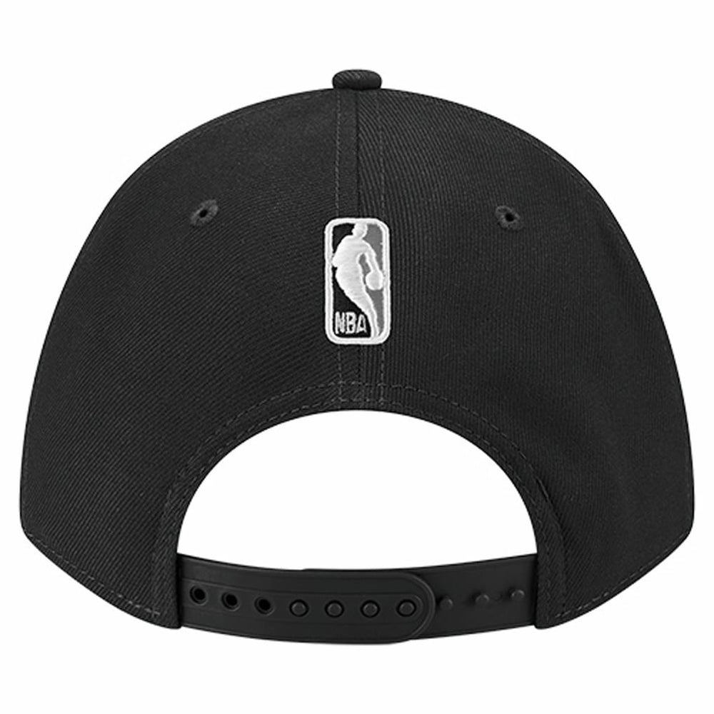 Brooklyn Nets 9FORTY Stock M-Crown Adjustable Hat Black - New Era