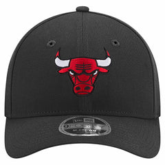 Chicago Bulls 9FORTY Stock M-Crown Adjustable Hat Black - New Era