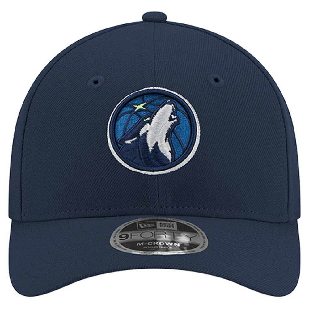 Minnesota Timberwolves 9FORTY Stock M-Crown Adjustable Hat Navy - New Era