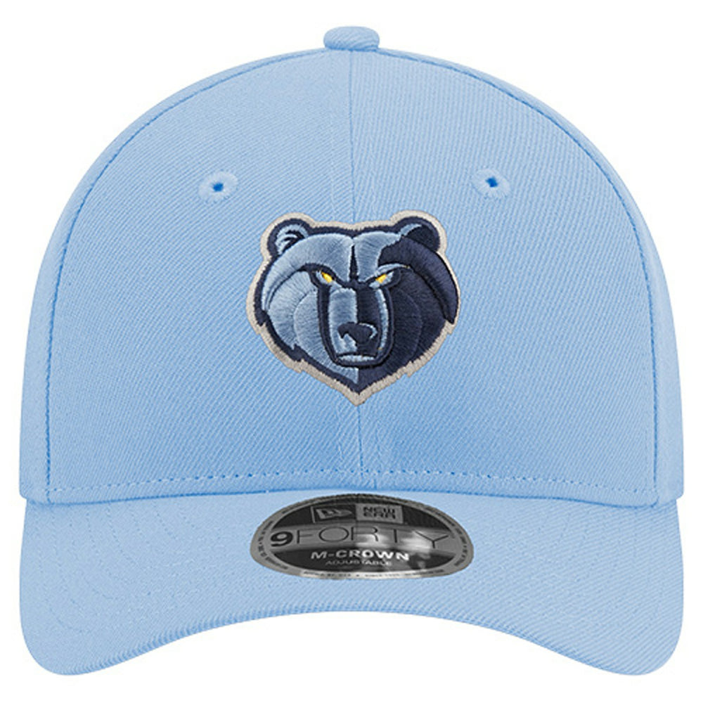 Memphis Grizzlies 9FORTY Stock M-Crown Adjustable Hat Light Blue - New Era