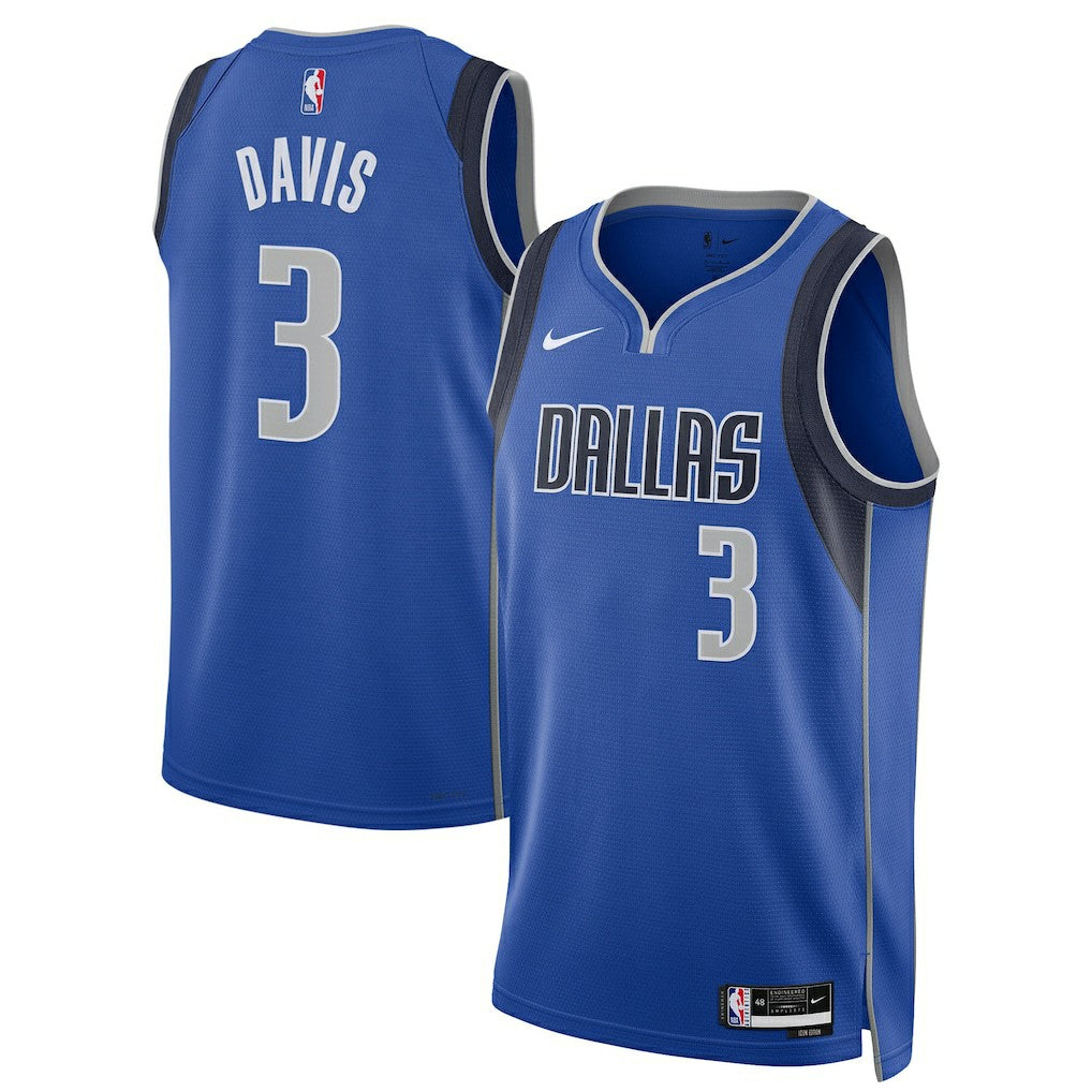 Anthony Davis Dallas Mavericks Unisex Swingman Player Jersey Icon Editi- Blue - Nike
