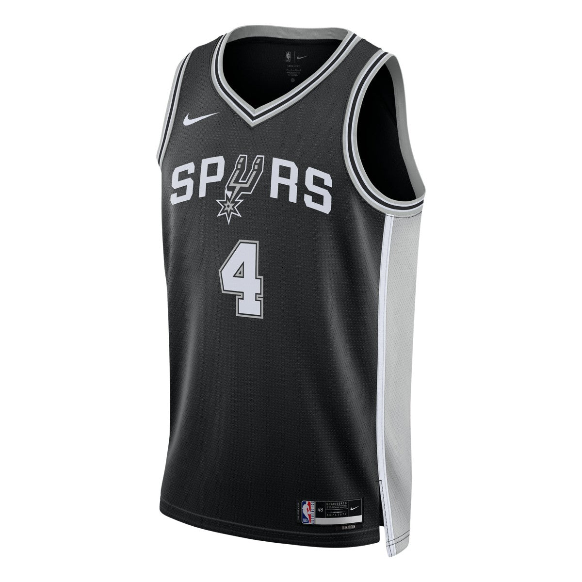 De'Aaron Fox San Antonio Spurs Unisex Swingman Player Jersey Icon Edition Black - Nike