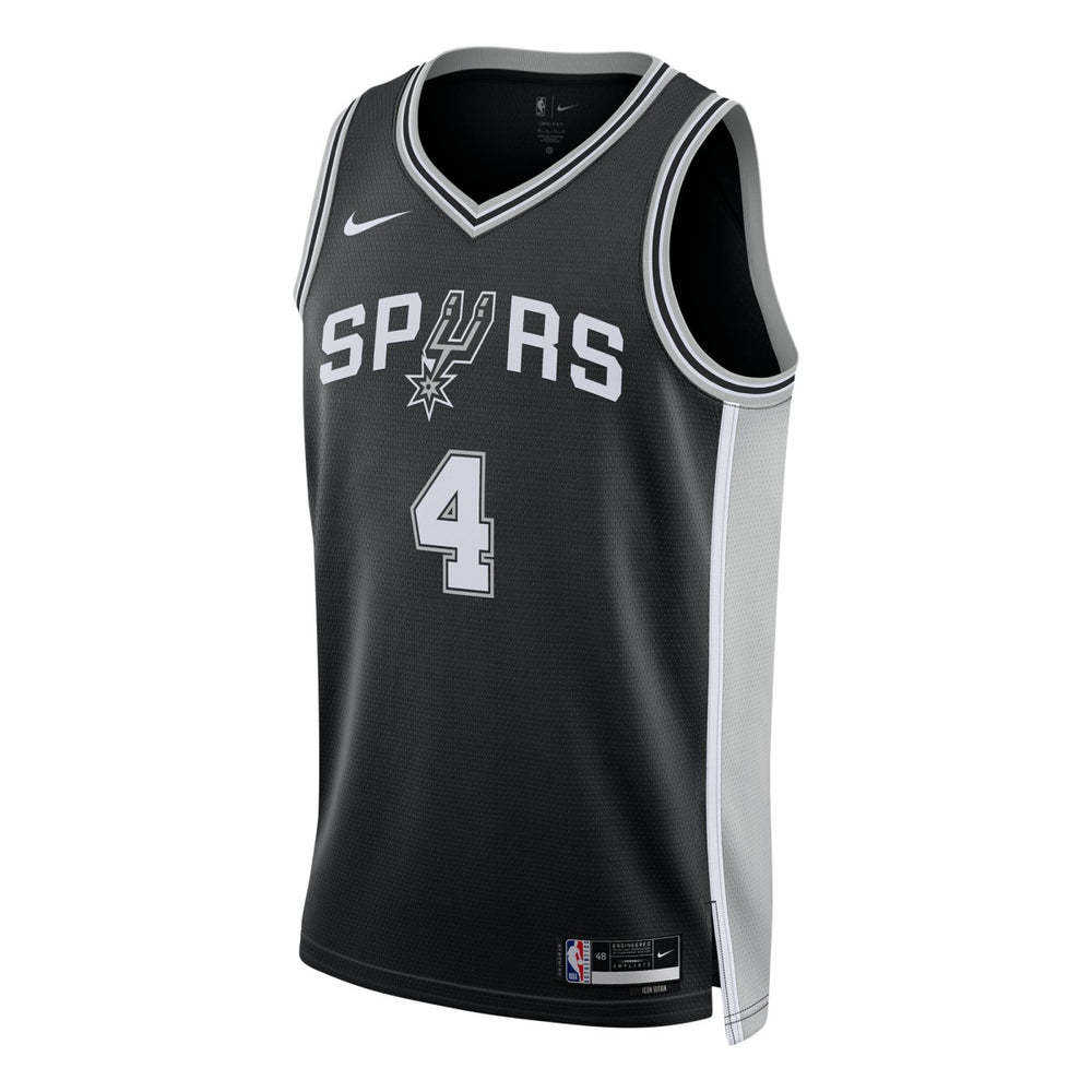 De'Aaron Fox San Antonio Spurs Unisex Swingman Player Jersey Icon Edition Black - Nike