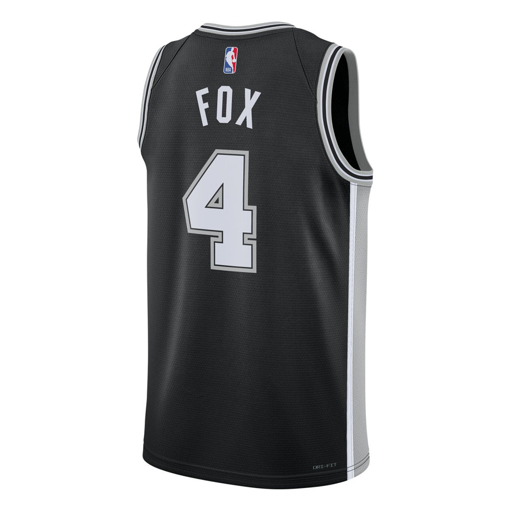 De'Aaron Fox San Antonio Spurs Unisex Swingman Player Jersey Icon Edition Black - Nike