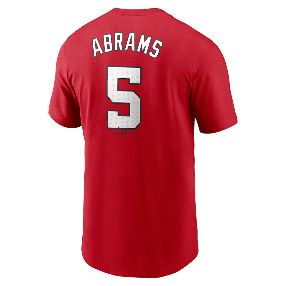 CJ Abrams Washington Nationals Nike Fuse Name & Number T-Shirt - Red T-shirts