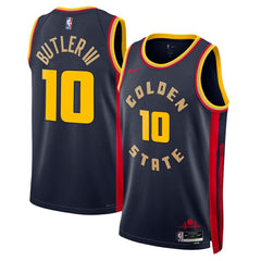 Jimmy Butler Golden State Warriors Unisex Swingman Jersey City Editi- Navy - Nike outlet