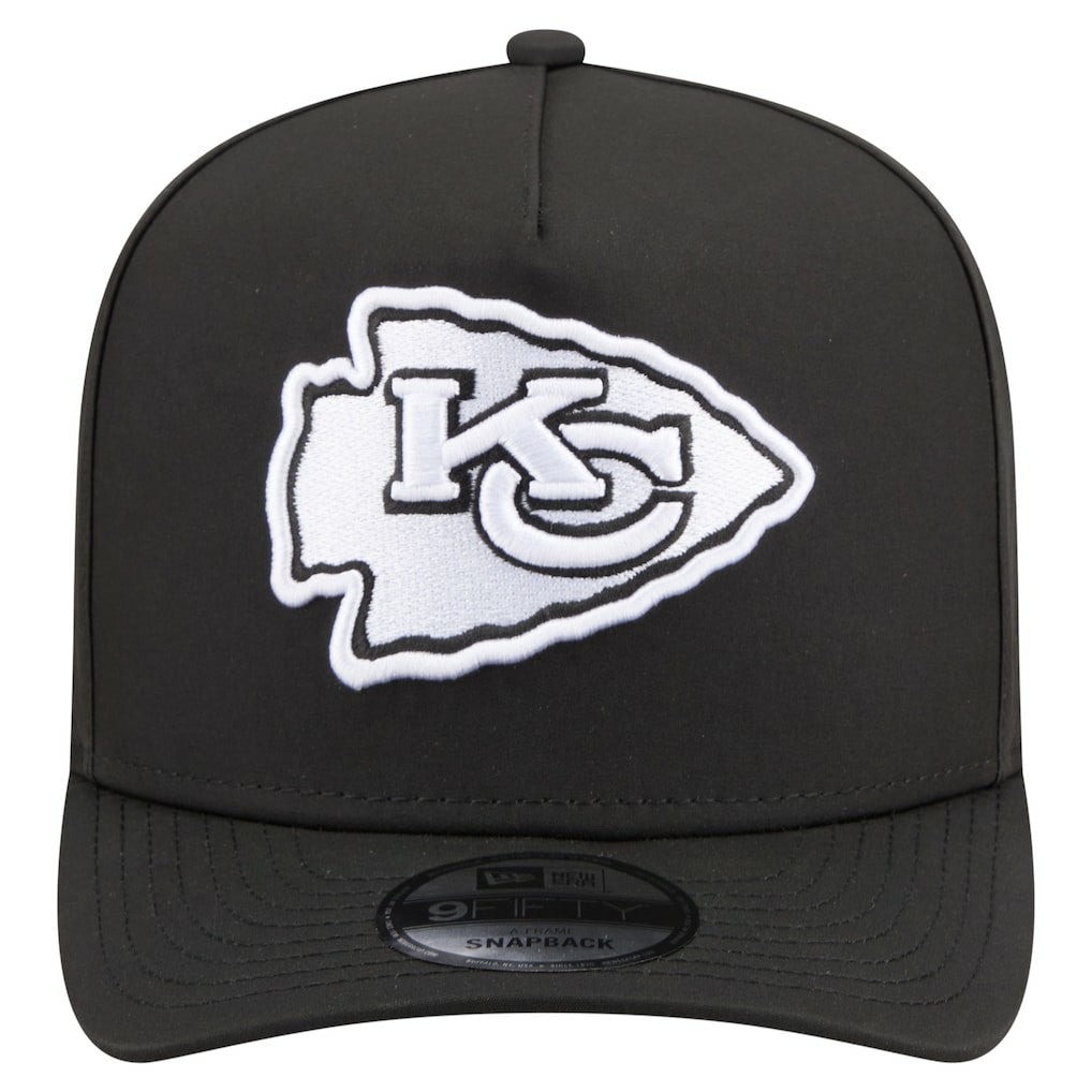 Kansas City Chiefs New Era Gore-Tex A-Frame 9FIFTY Adjustable Hat - Black Hats