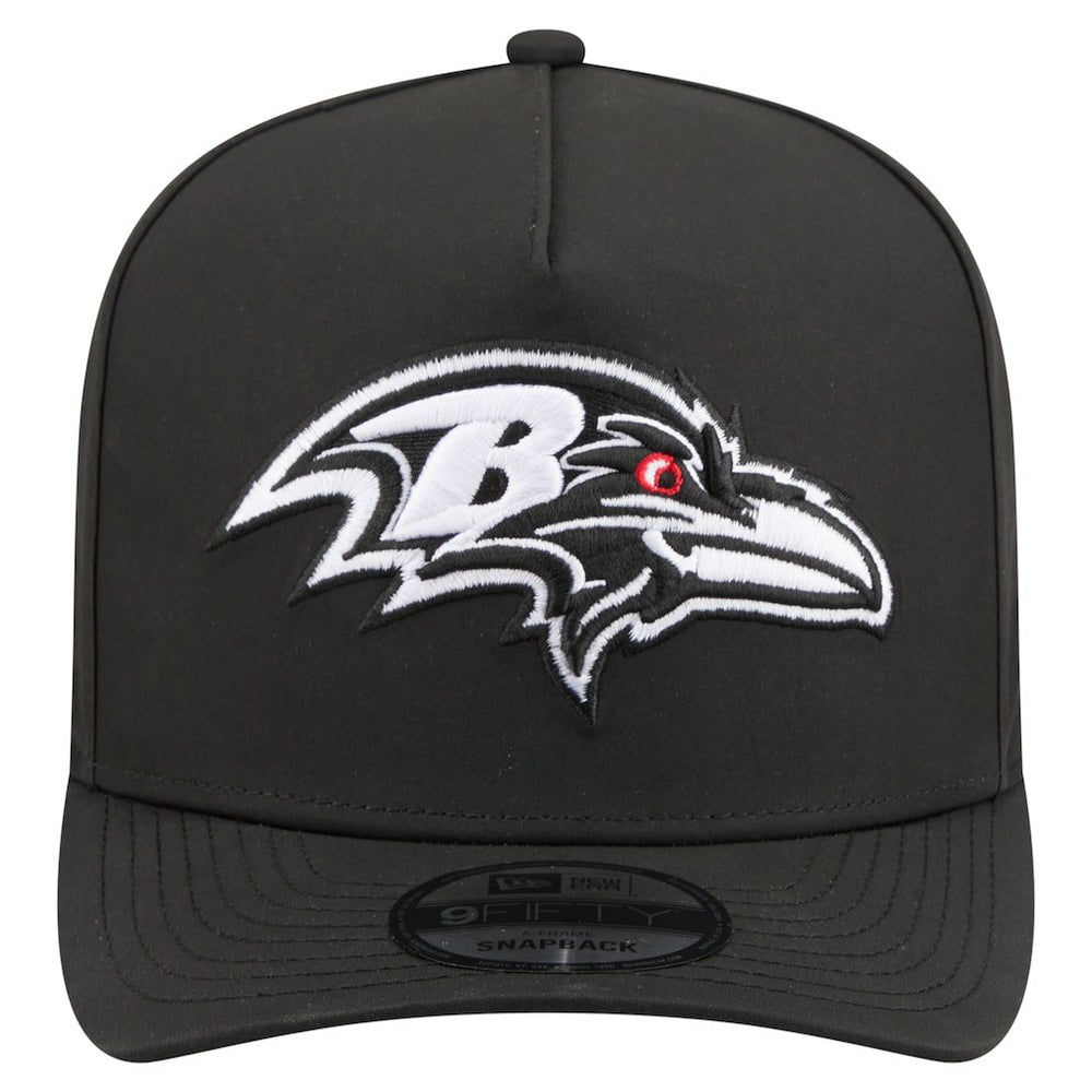 Baltimore Ravens New Era Gore-Tex A-Frame 9FIFTY Adjustable Hat - Black Hats