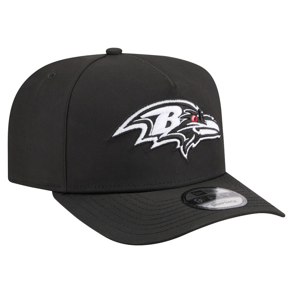 Baltimore Ravens New Era Gore-Tex A-Frame 9FIFTY Adjustable Hat - Black Hats