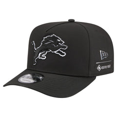 Detroit Lions New Era Gore-Tex A-Frame 9FIFTY Adjustable Hat - Black Hats