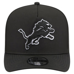 Detroit Lions New Era Gore-Tex A-Frame 9FIFTY Adjustable Hat - Black Hats
