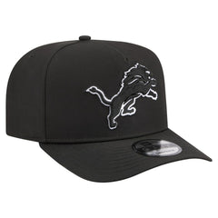 Detroit Lions New Era Gore-Tex A-Frame 9FIFTY Adjustable Hat - Black Hats
