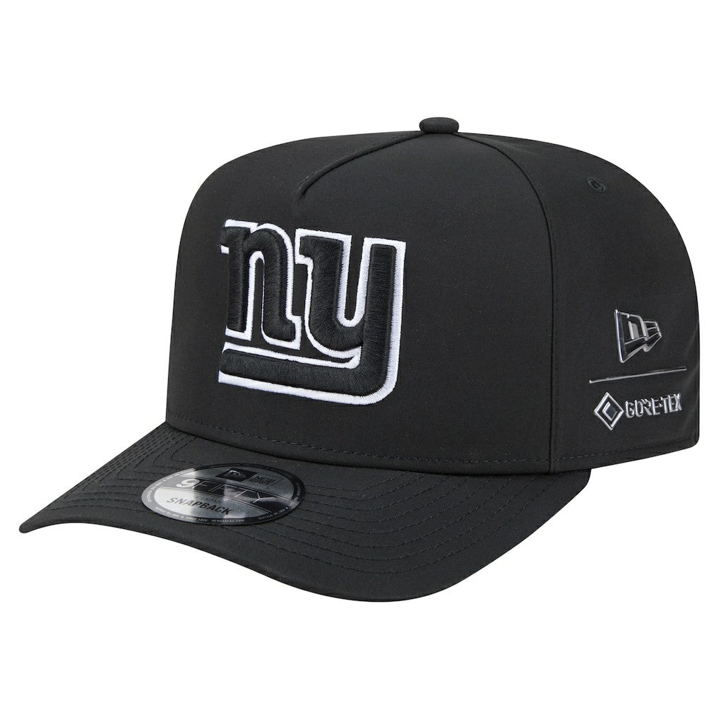 New York Giants New Era Gore-Tex A-Frame 9FIFTY Adjustable Hat - Black Hats
