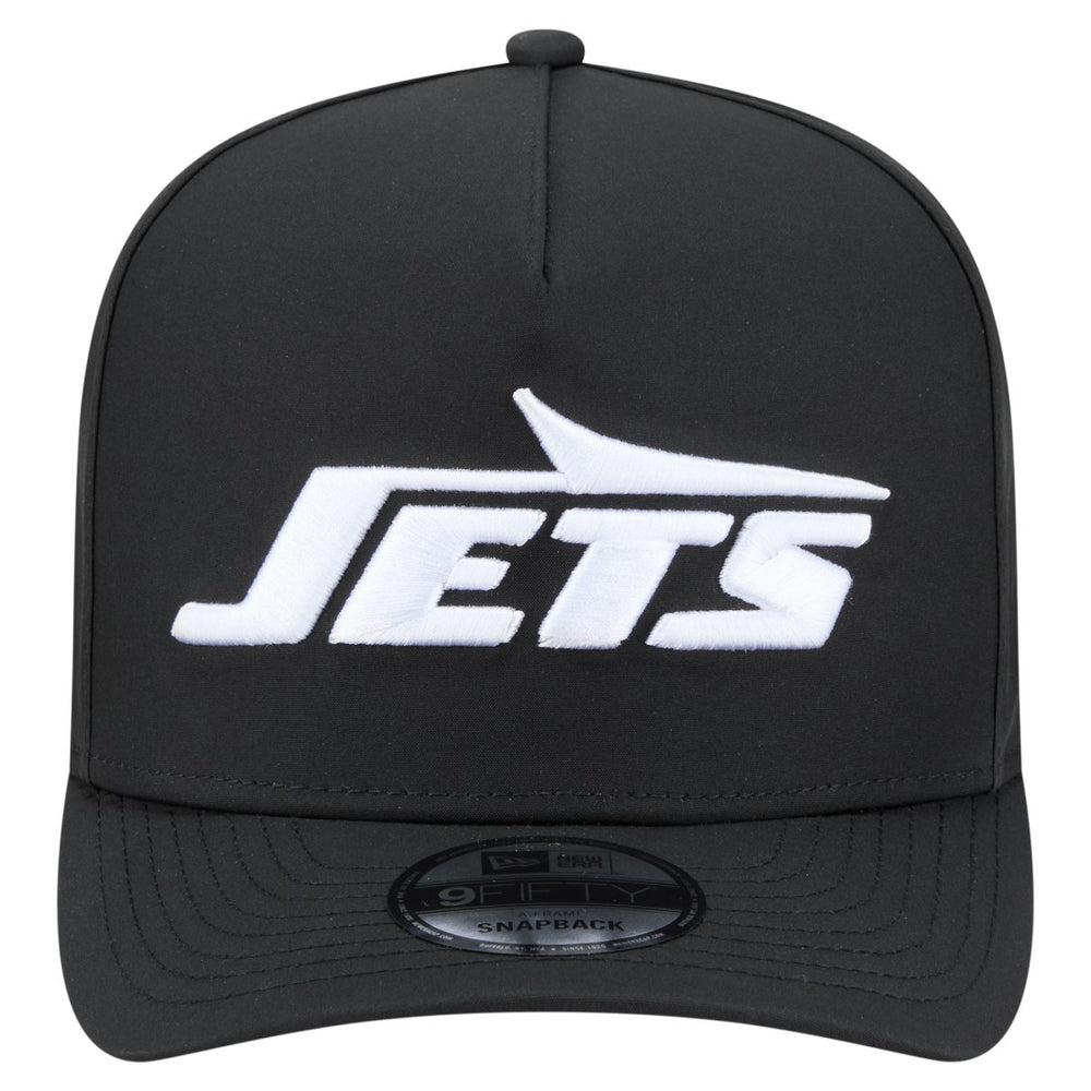 New York Jets New Era Gore-Tex A-Frame 9FIFTY Adjustable Hat - Black Hats