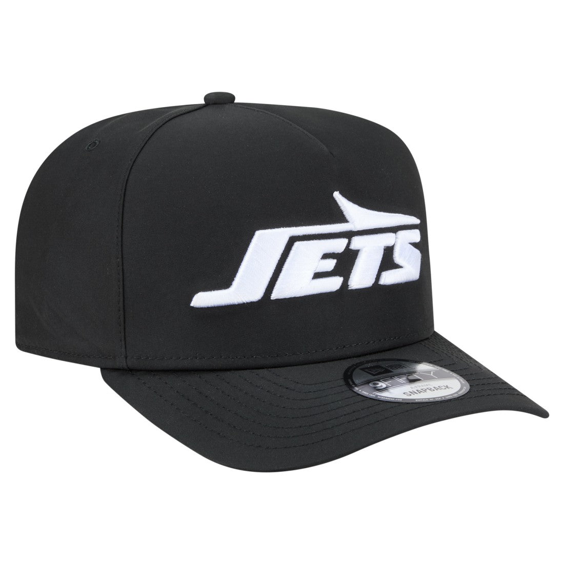 New York Jets New Era Gore-Tex A-Frame 9FIFTY Adjustable Hat - Black Hats