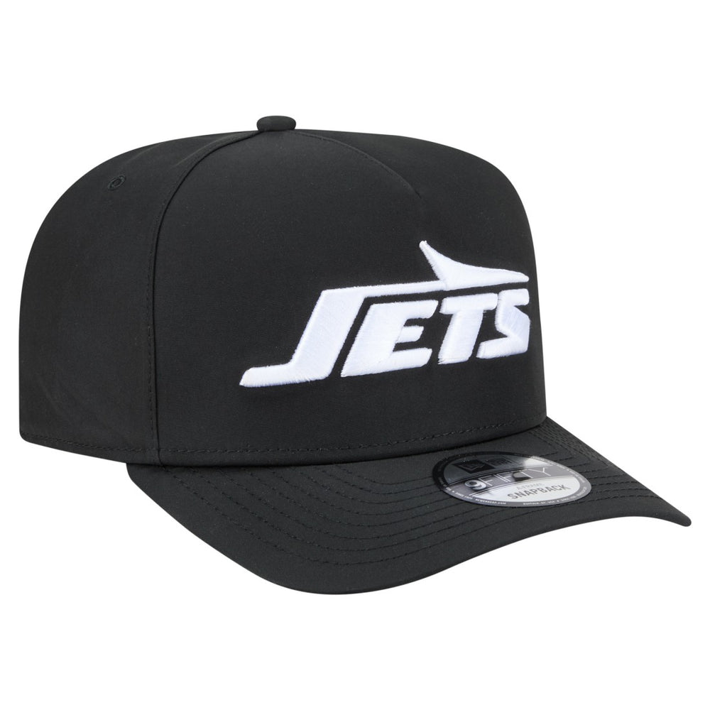 New York Jets New Era Gore-Tex A-Frame 9FIFTY Adjustable Hat - Black Hats
