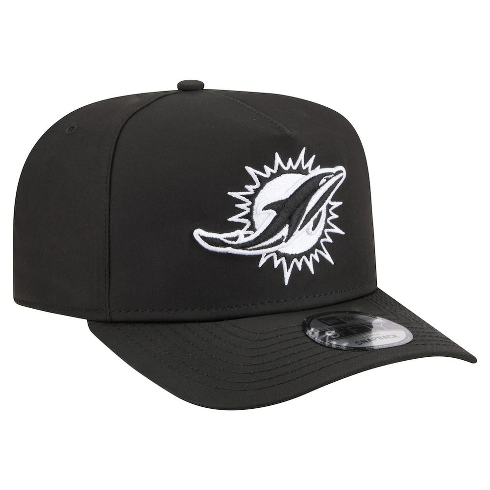 Miami Dolphins New Era Gore-Tex A-Frame 9FIFTY Adjustable Hat - Black Hats
