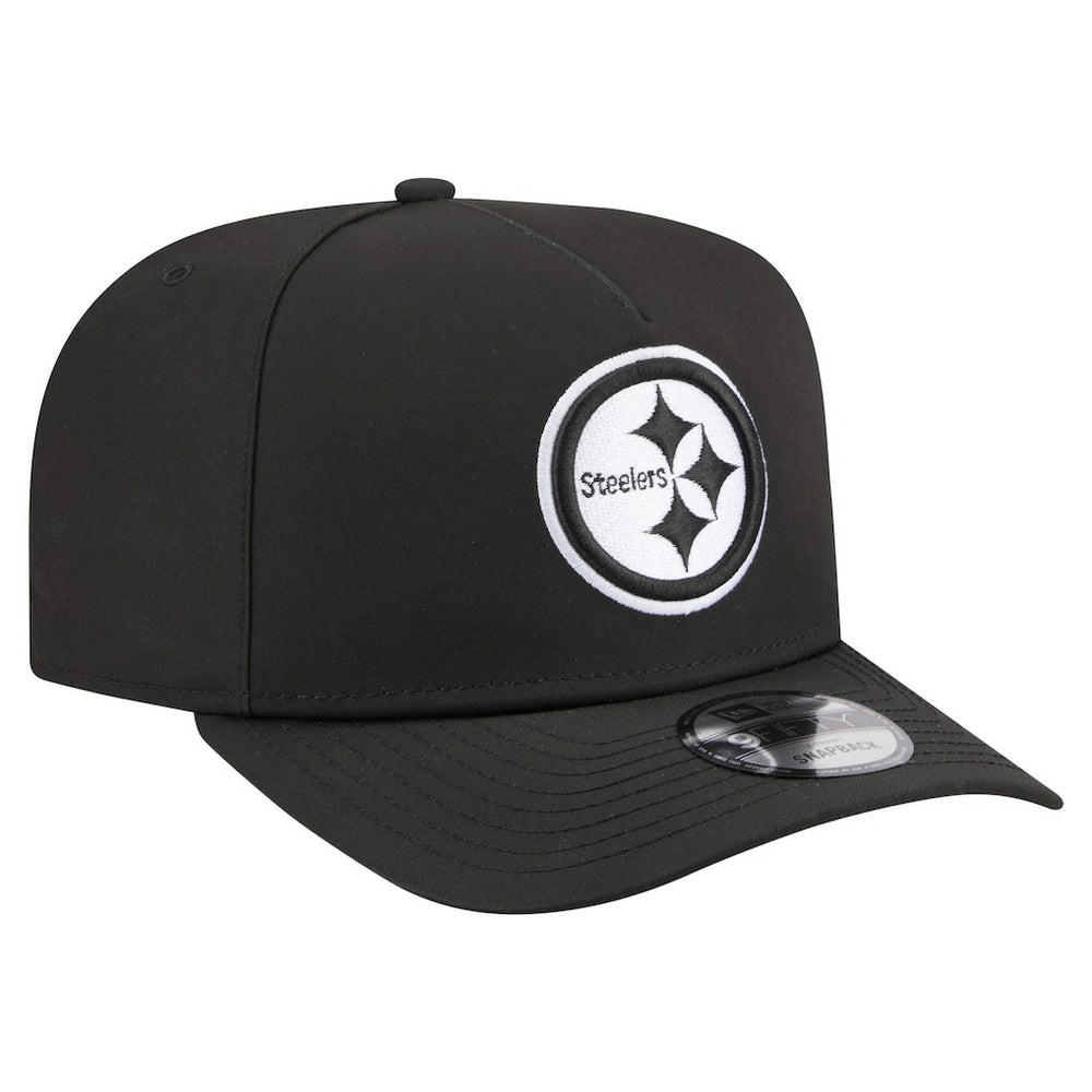 Pittsburgh Steelers New Era Gore-Tex A-Frame 9FIFTY Adjustable Hat - Black Hats