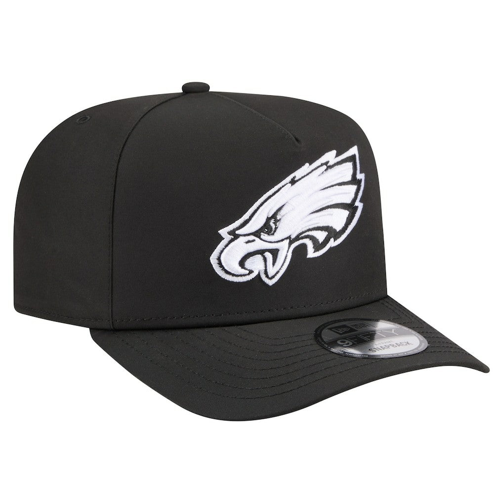 Philadelphia Eagles New Era Gore-Tex A-Frame 9FIFTY Adjustable Hat - Black Hats
