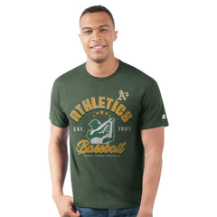 Athletics Starter Prime Time Batter T-Shirt - Green T-shirts