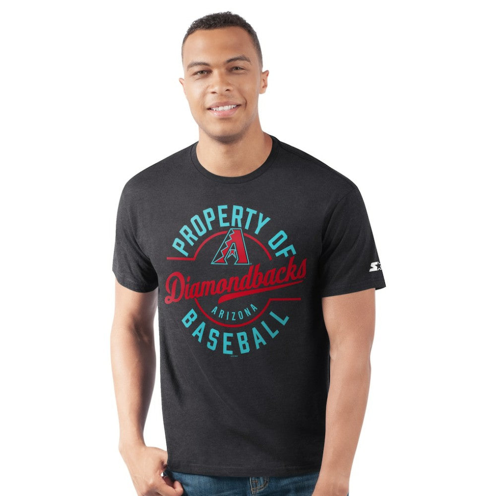 Arizona Diamondbacks Starter Prime Time Property Of T-Shirt - Black T-shirts