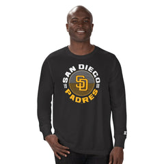 San Diego Padres Starter Halftime Long Sleeve T-Shirt - Black T-shirts