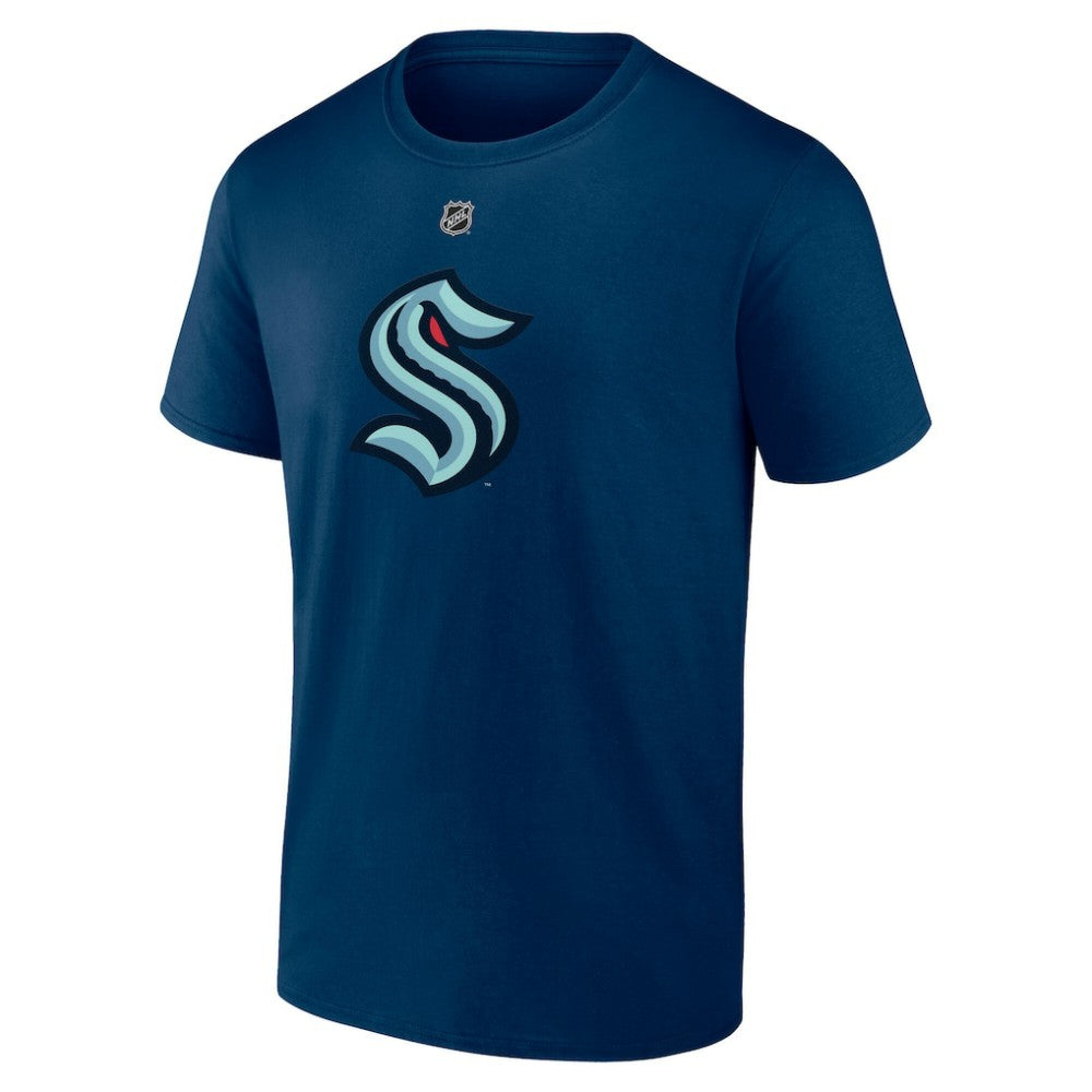 Kaapo Kakko Seattle Kraken Fanatics Authentic Stack Name & Number T-Shirt - Navy | US 202884330