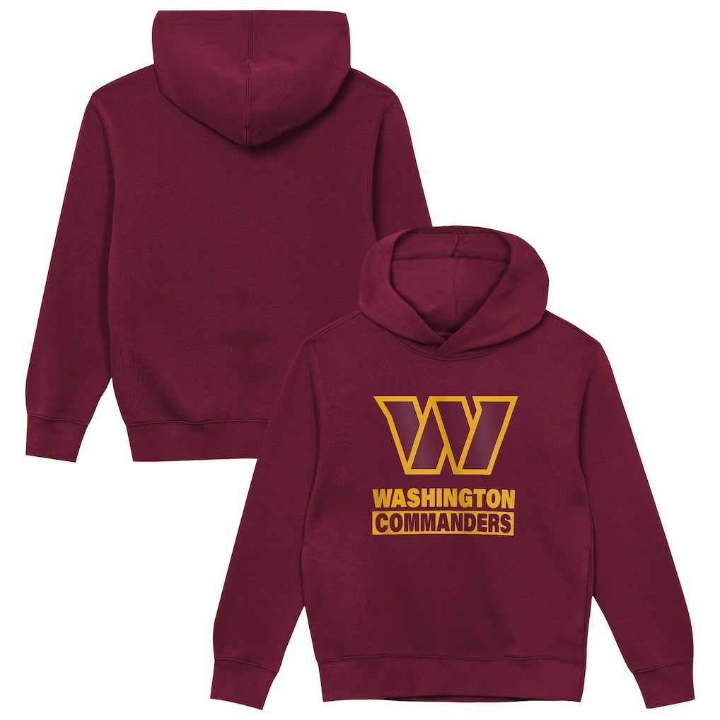 Washington Commanders Outerstuff Preschool Back to Basics Hoodie - Burgundy Hoodies