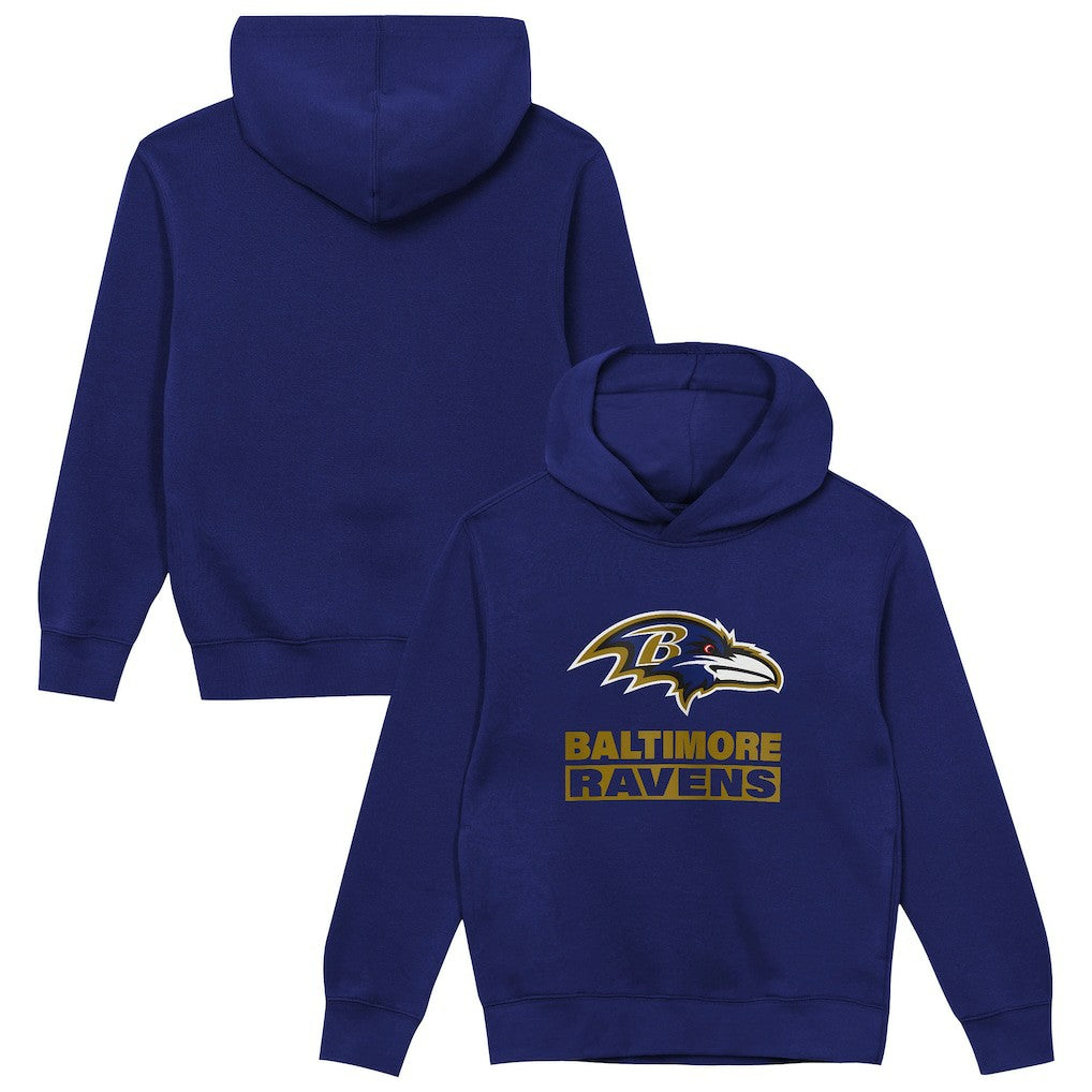 Baltimore Ravens Outerstuff Preschool Back to Basics Hoodie - Purple Hoodies