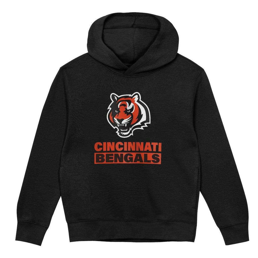 Cincinnati Bengals Outerstuff Preschool Back to Basics Hoodie - Black Hoodies