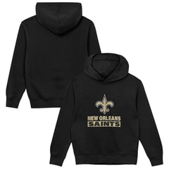 New Orleans Saints Outerstuff Preschool Back to Basics Hoodie - Black Hoodies