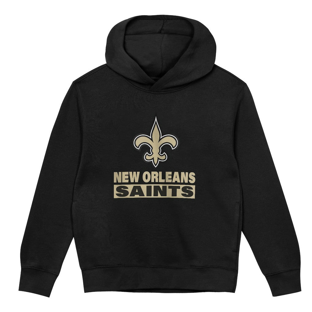 New Orleans Saints Outerstuff Preschool Back to Basics Hoodie - Black Hoodies