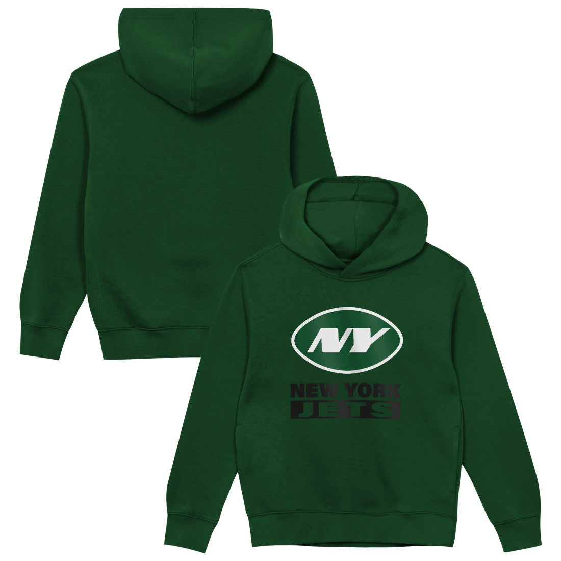 New York Jets Outerstuff Preschool Back to Basics Hoodie - Green Hoodies