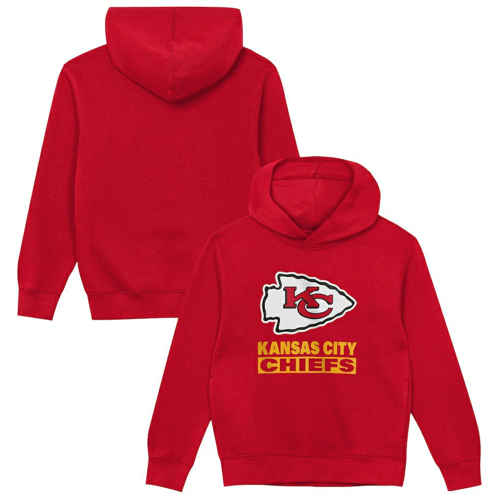 Kansas City Chiefs Outerstuff Preschool Back to Basics Hoodie - Red Hoodies