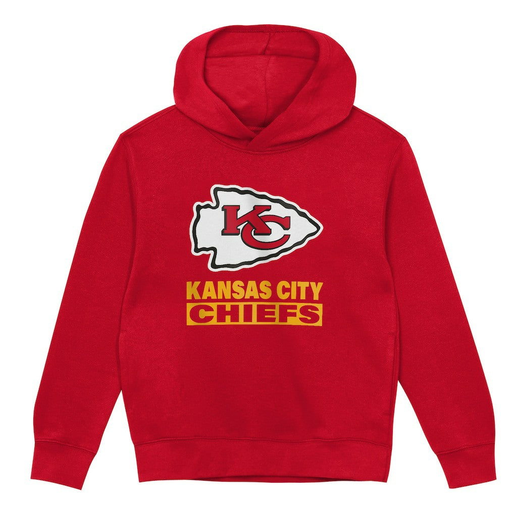 Kansas City Chiefs Outerstuff Preschool Back to Basics Hoodie - Red Hoodies