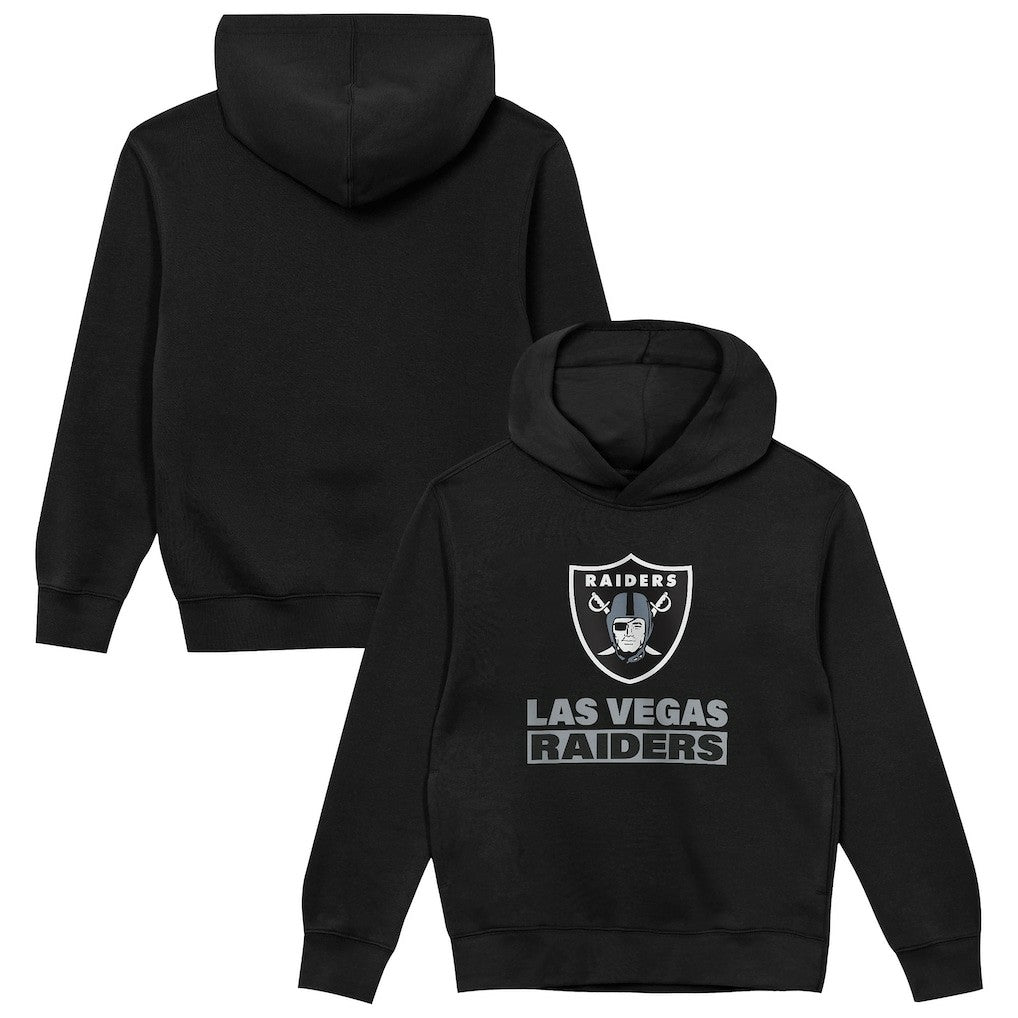 Las Vegas Raiders Outerstuff Preschool Back to Basics Hoodie - Black Hoodies