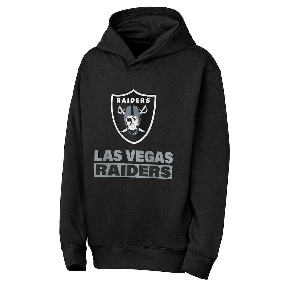 Las Vegas Raiders Outerstuff Youth Back to Basics Hoodie - Black Hoodies