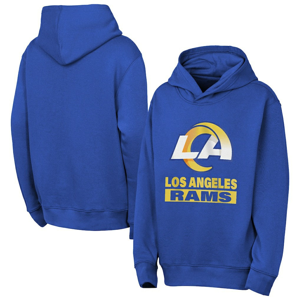 Los Angeles Rams Outerstuff Youth Back to Basics Hoodie - Royal Hoodies